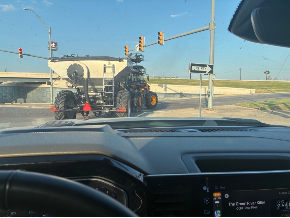high-speed JCB tractor