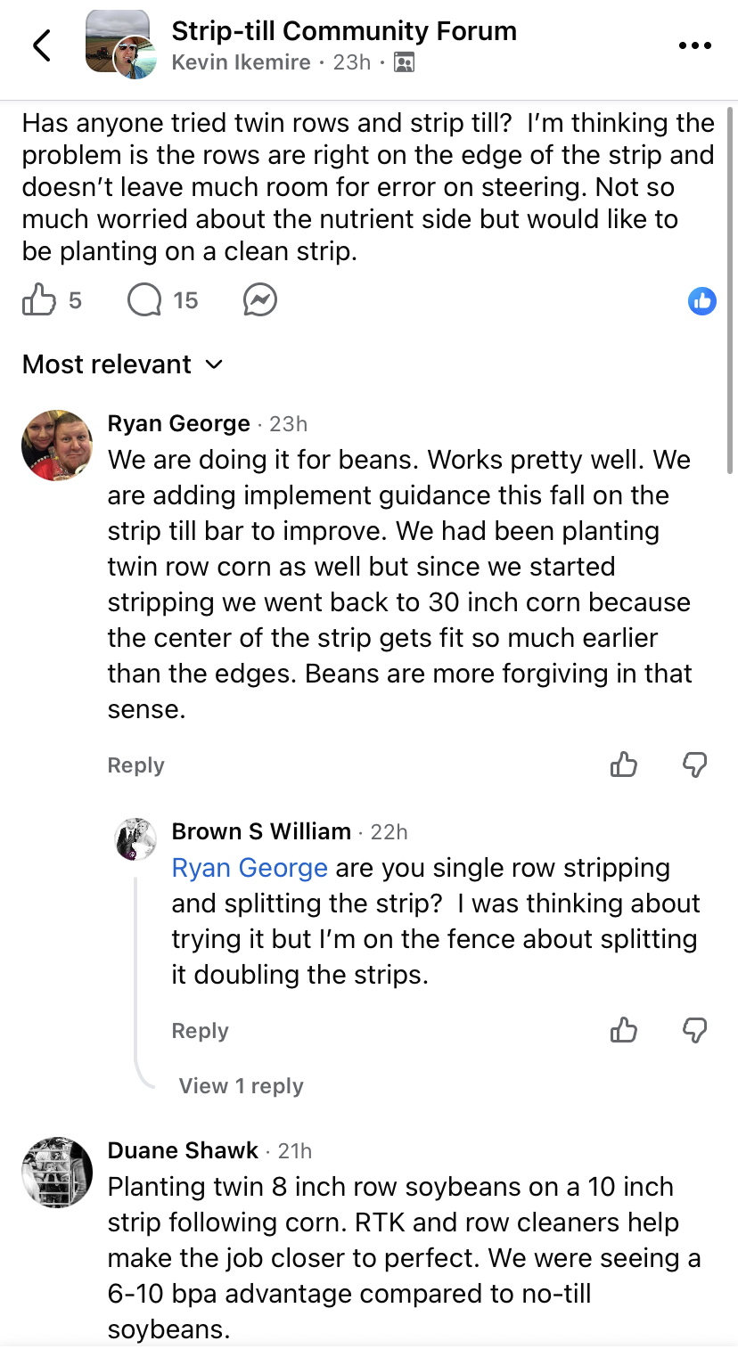 Strip-Till Facebook Post