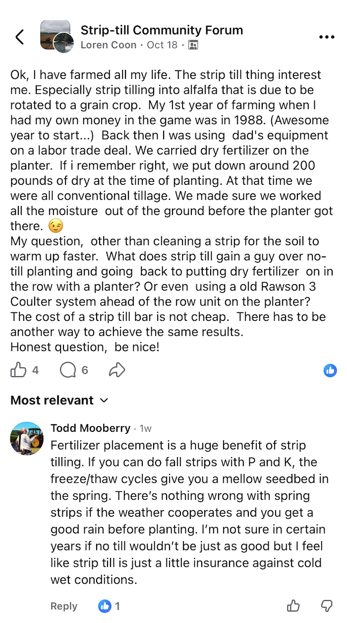 Strip-Till Formum- strip-till vs. no-till