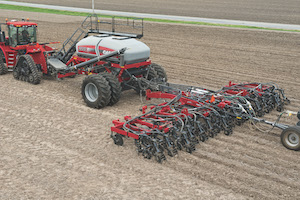 Strip till deep band fertilizer