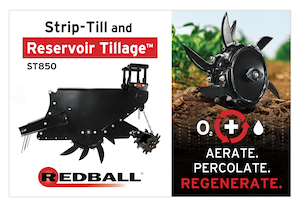 NEW Redball ST850 Strip-Till and Reservoir Tillage