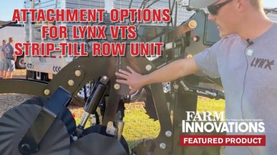 Reviewing Attachment Options for Lynx VTS Strip-Till Row Unit